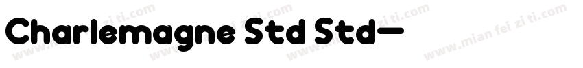 Charlemagne Std Std字体转换